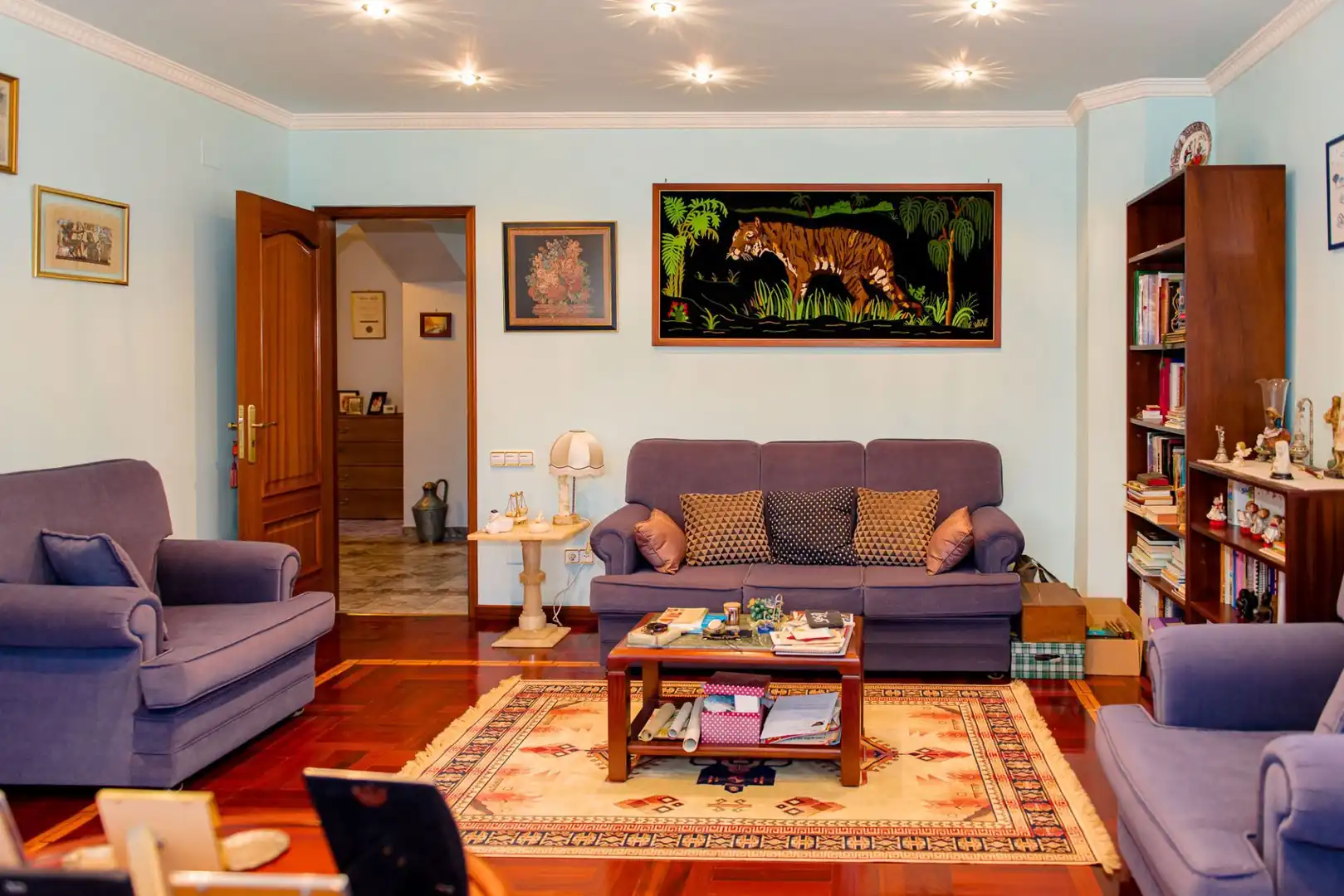 Living room of Houses for sale in Torre del Bierzo  with Air Conditioner, Heating and Private garden