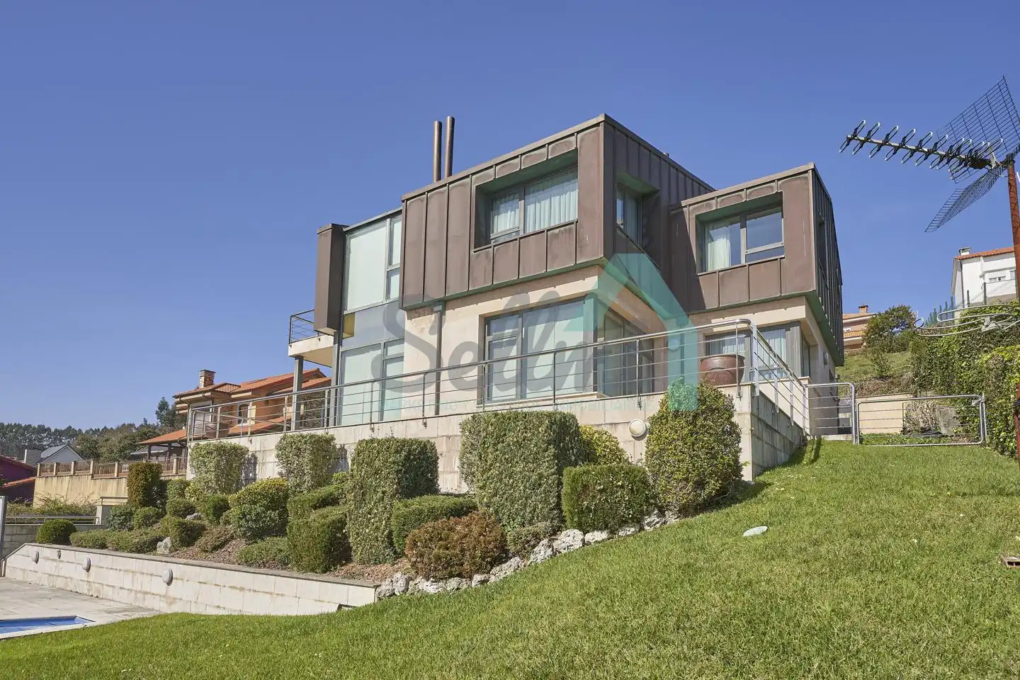 Exterior view of Houses for sale in Gozón  with Heating, Private garden and Terrace