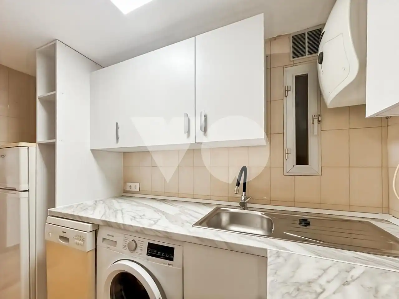 Cocina de Apartamento de alquiler en Madrid con Aire acondicionado y Calefacción