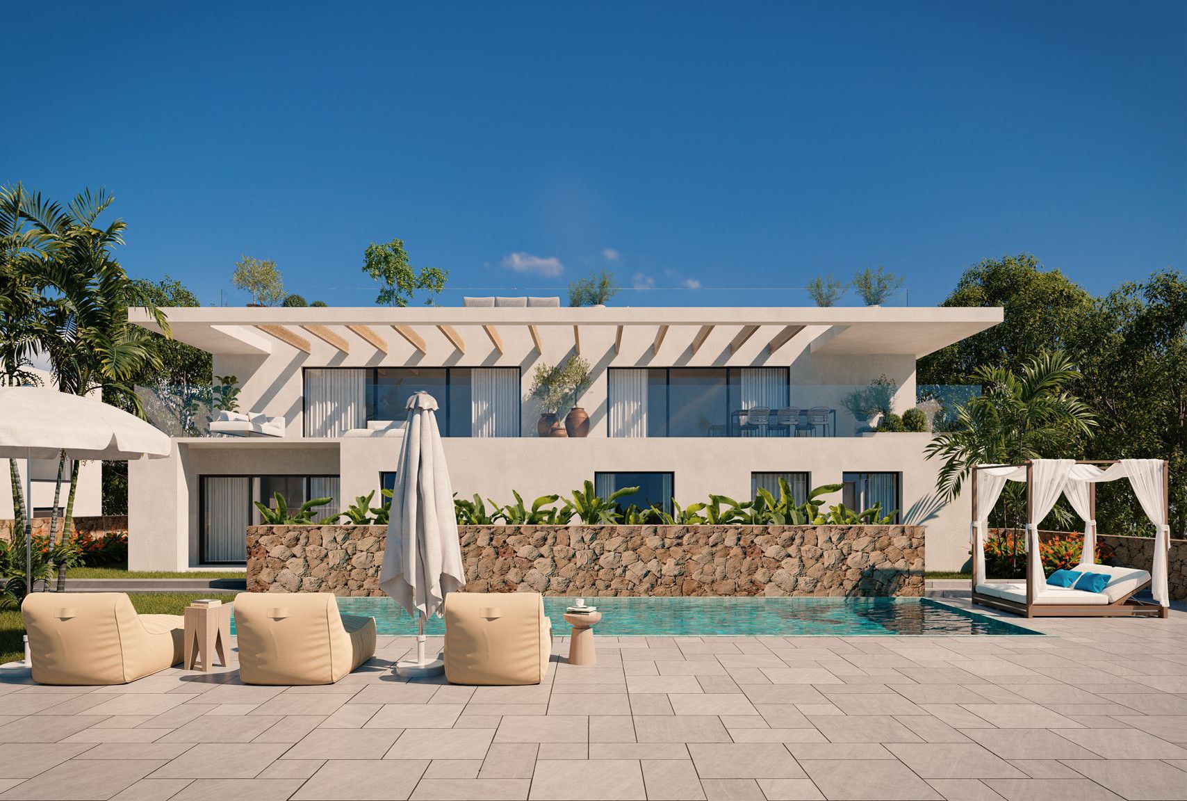 Vista exterior de Casa o xalet en venda en Eivissa amb Jardí privat i Piscina