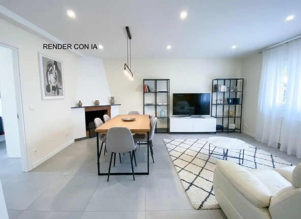 Sala de estar de Casa o chalet en venta en Barcelona