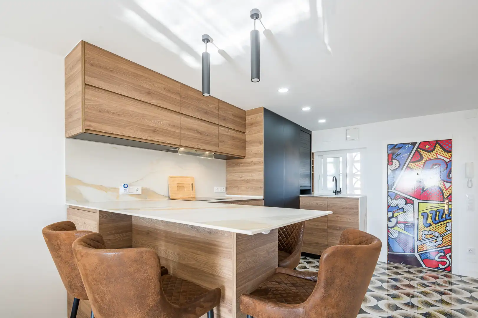 Cocina de Piso en venta en Alicante / Alacant con Aire acondicionado, Terraza y Amueblado