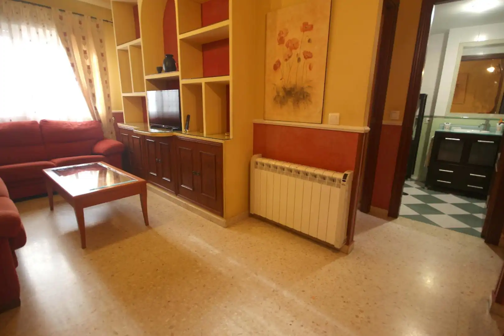 Sala de estar de Piso en venta en Badajoz con Aire acondicionado y Calefacción