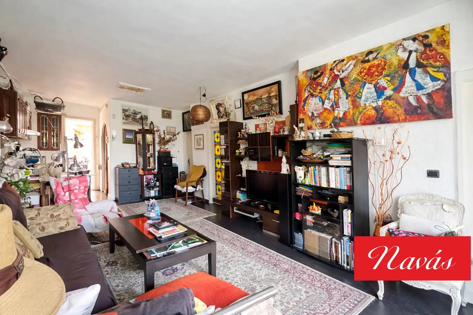 Sala d'estar de Casa o xalet en venda en Vigo  amb Calefacció, Jardí privat i Terrassa