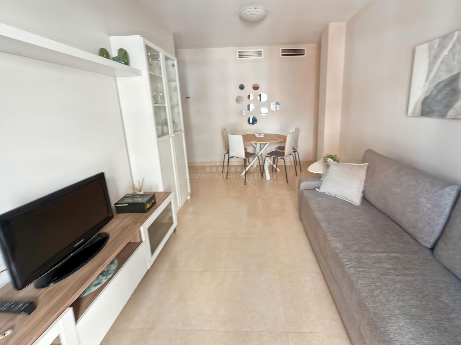 Living room of Flat for sale in Fuengirola  with Air Conditioner, Furnished and Oven
