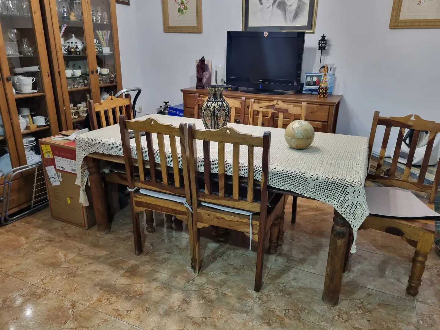 Dining room of Flat for sale in Cádiz  with Furnished, Oven and Washing machine