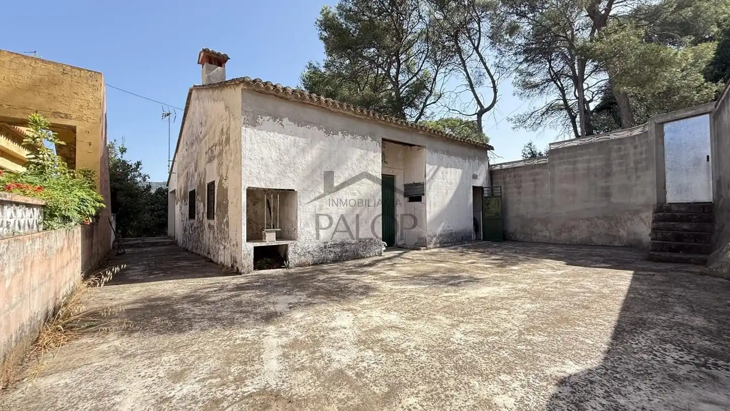 Vista exterior de Casa o xalet en venda en Alzira amb Jardí privat, Terrassa i Traster