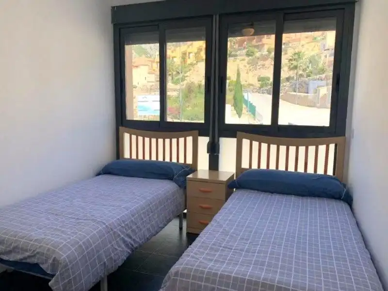 Schlafzimmer von Maisonette zur Miete in Calpe / Calp mit Klimaanlage, Heizung und Terrasse
