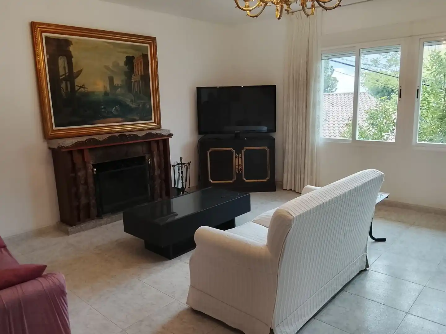 Wohnzimmer von Maisonette zum Verkauf in Valdemaqueda mit Heizung, Privatgarten und Terrasse