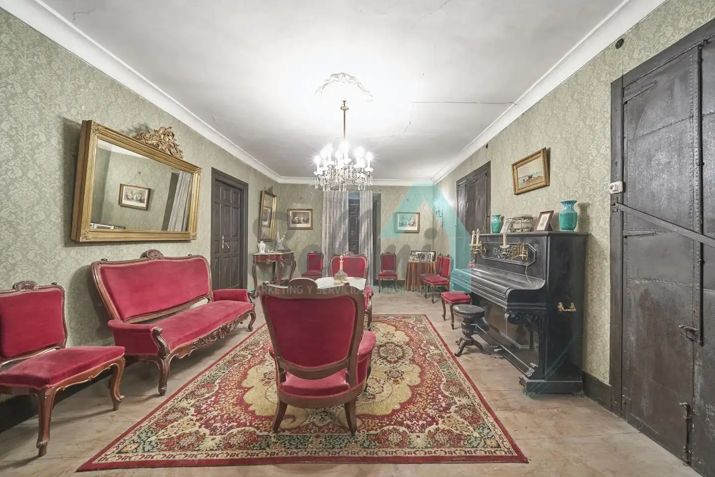 Sala de estar de Casa o chalet en venta en Oviedo  con Jardín privado, Parquet y Terraza