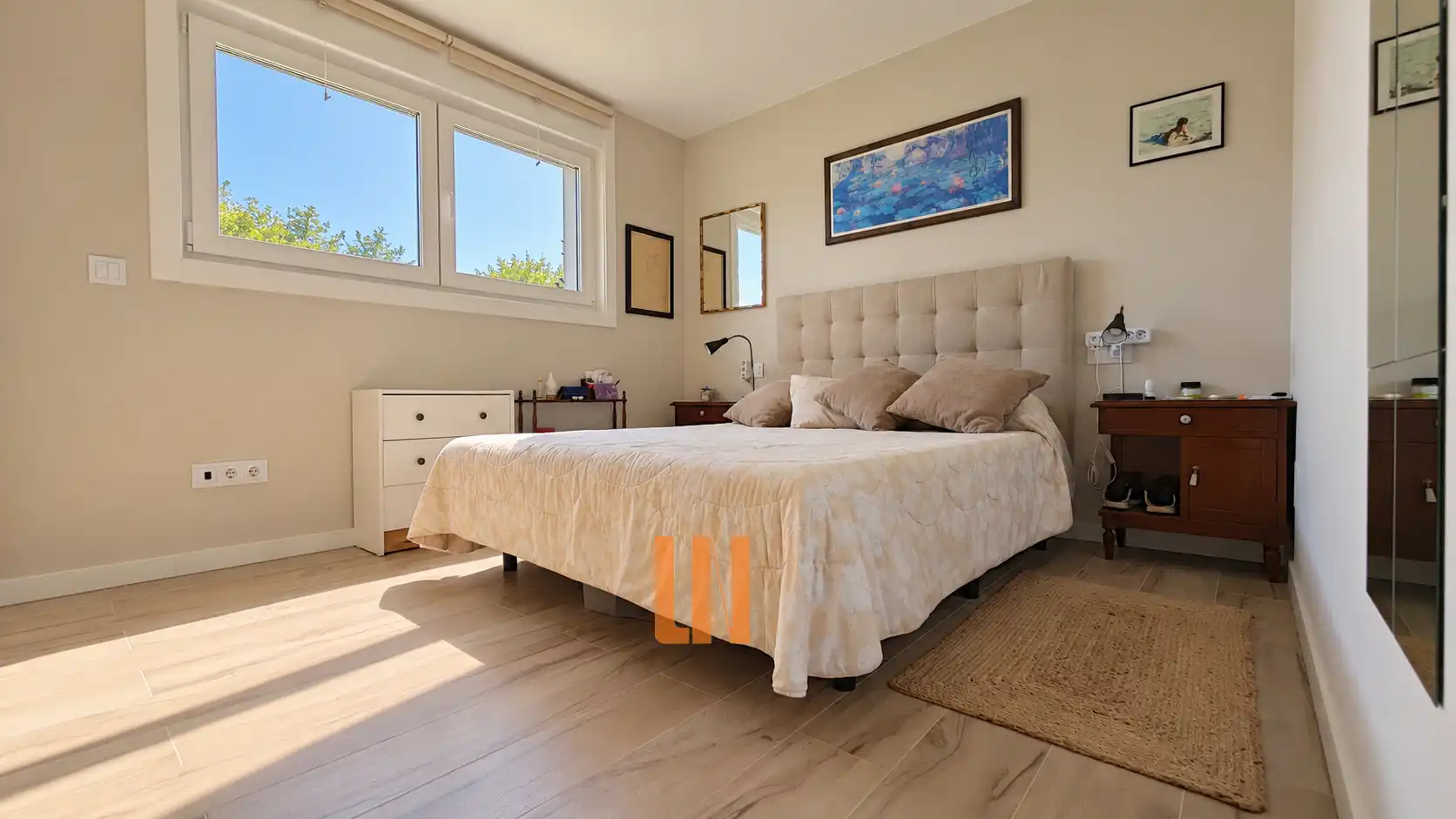 Schlafzimmer von Haus oder Chalet zum Verkauf in Oleiros mit Klimaanlage, Heizung und Privatgarten