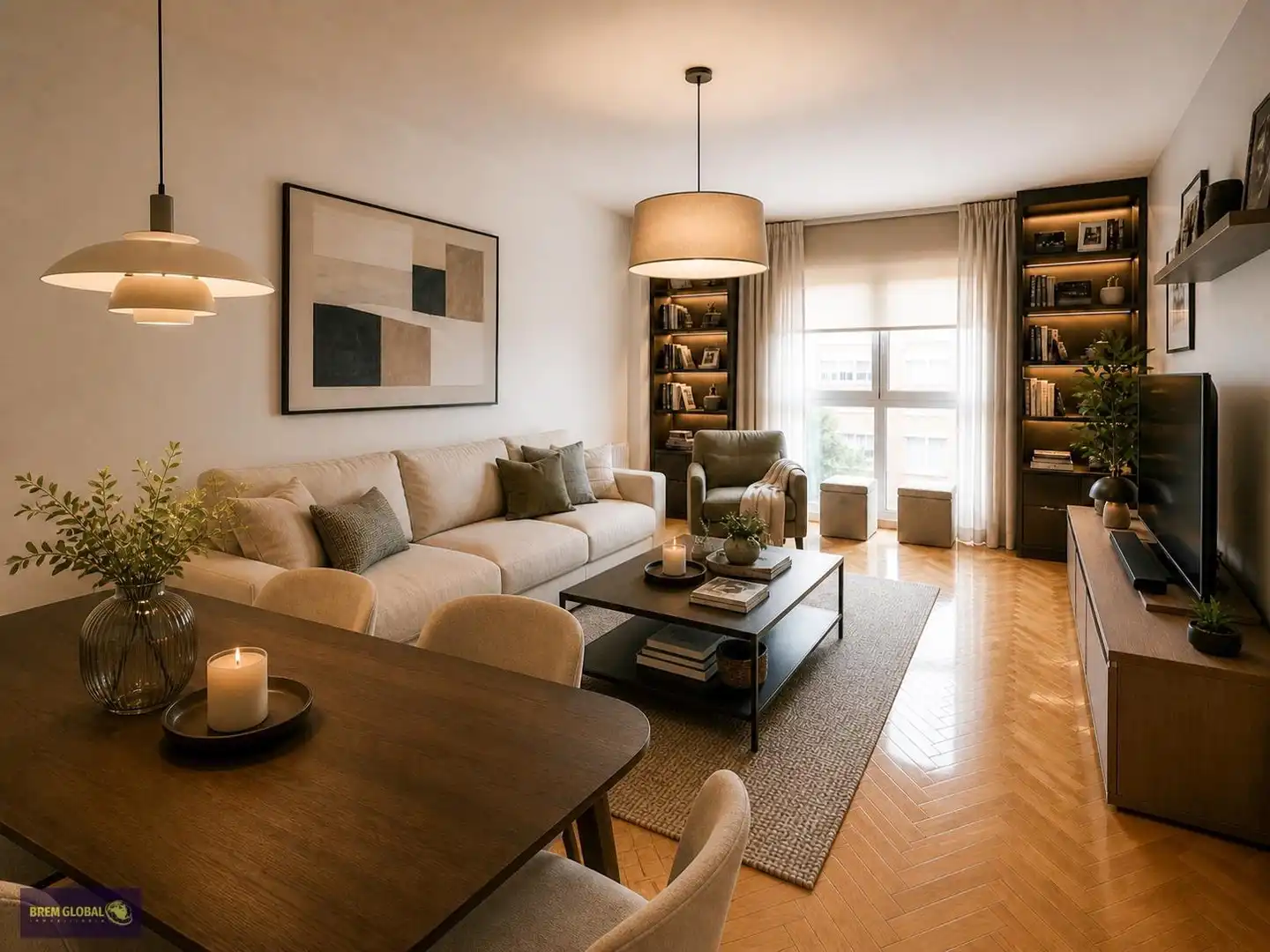 Sala de estar de Piso en venta en Madrid con Aire acondicionado, Calefacción y Jardín privado