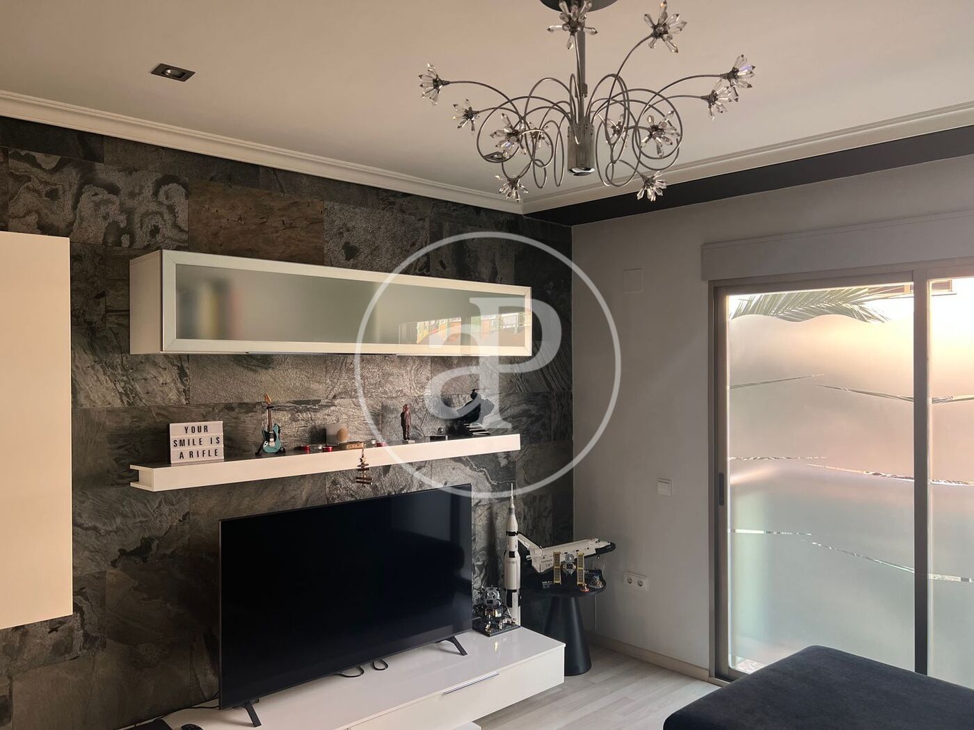 Sala d'estar de Pis de lloguer en Alaquàs amb Aire condicionat, Calefacció i Moblat