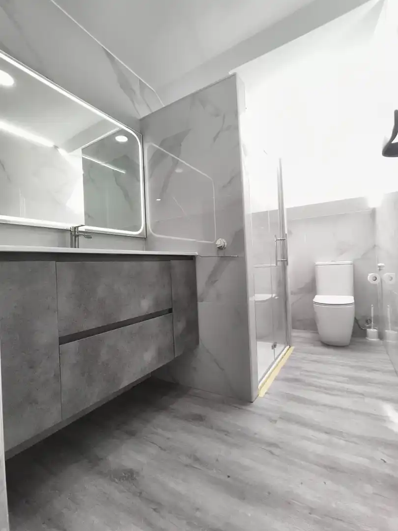 Bathroom of Attic for rent in Entrambasaguas  with Heating, Terrace and Furnished