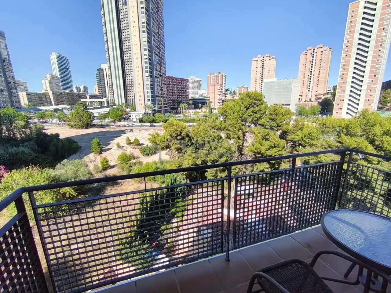 Terrasse von Wohnung zum Verkauf in Finestrat mit Klimaanlage, Terrasse und Möbliert