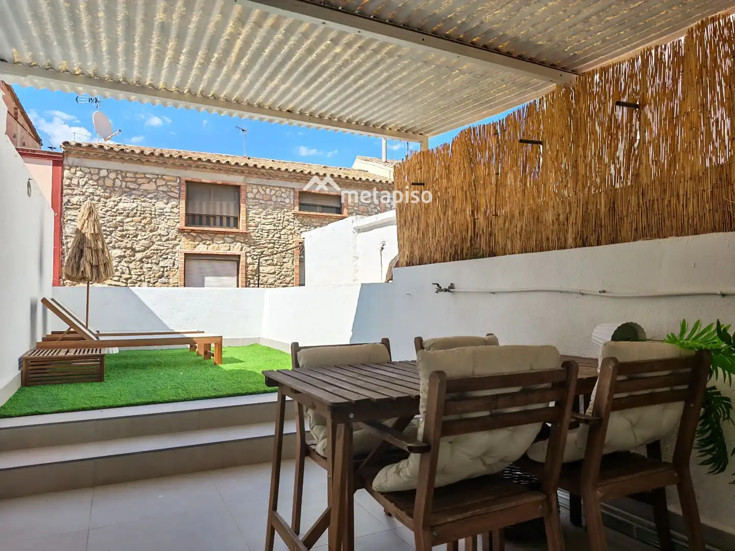 Terraza de Casa o chalet en venta en Centre
