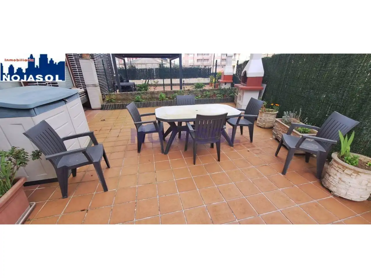 Terrassa de Apartament de lloguer en Noja amb Calefacció, Jardí privat i Terrassa