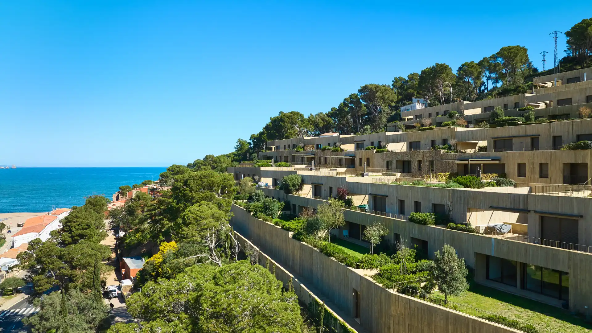 Exterior view of Flat for sale in Begur  with Air Conditioner, Heating and Private garden