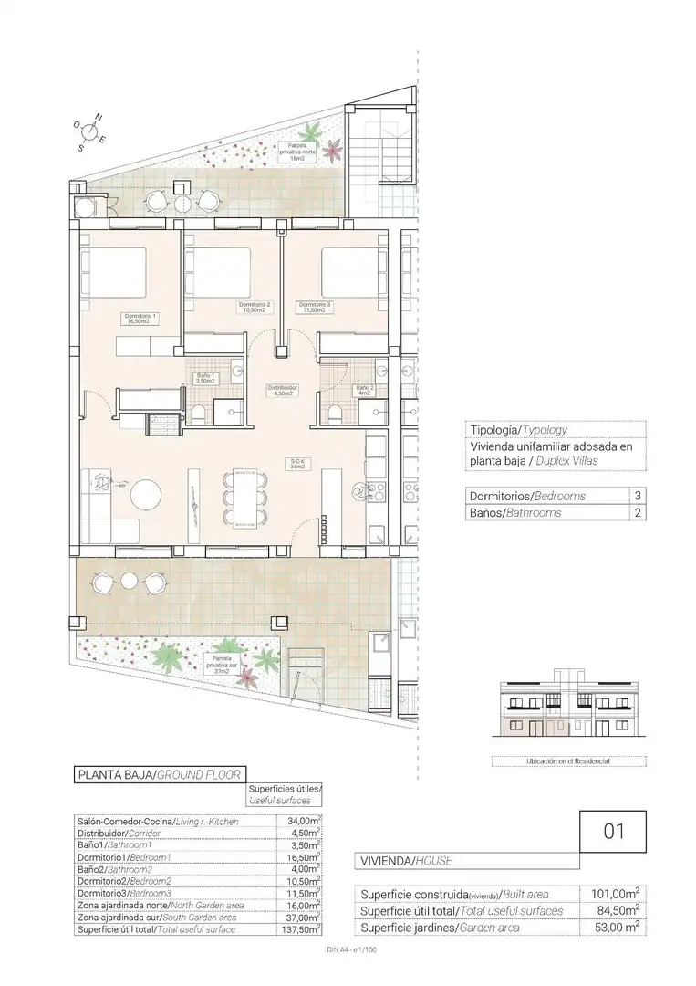 Bungalow con giardino in vendita a Hondón de las Nieves / El Fondó de les Neus, imagen 26