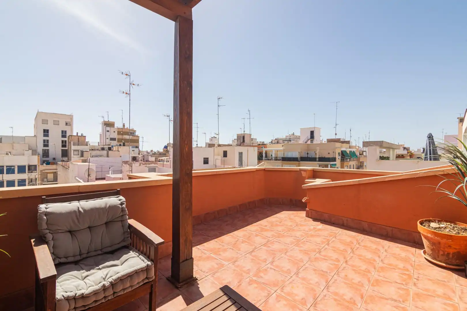 Terrasse von Wohnung zum Verkauf in Elche / Elx mit Klimaanlage und Terrasse