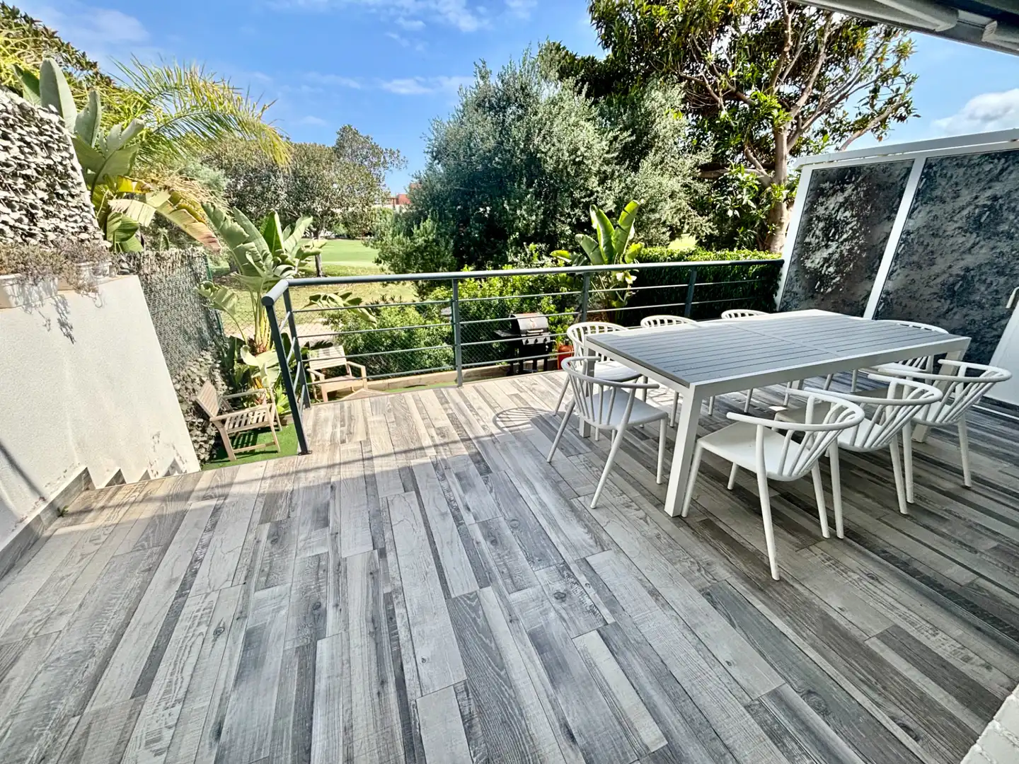 Terrace of Detached homes for sale in Alicante / Alacant  with Air Conditioner, Heating and Private garden