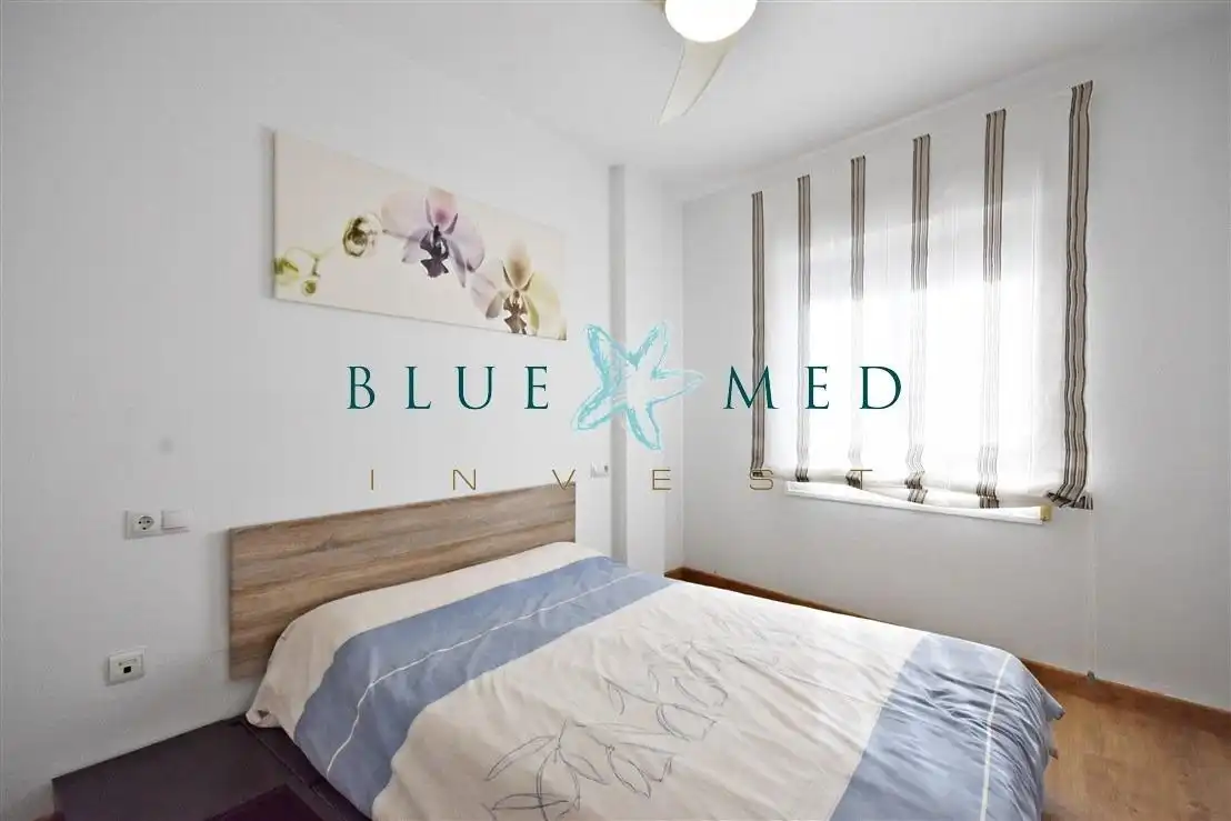 Schlafzimmer von Wohnung zum Verkauf in Mazarrón mit Klimaanlage, Heizung und Parkett