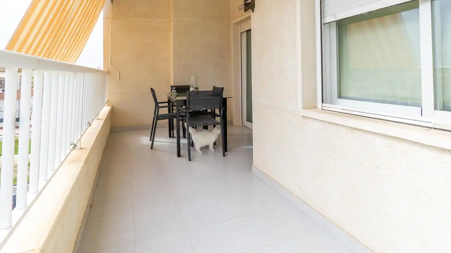 Balcony of Flat for sale in Santa Pola  with Terrace and Furnished