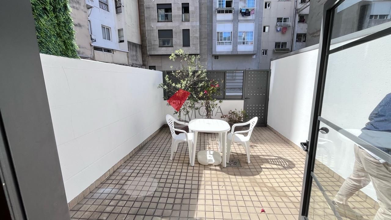 Terraza de Apartamento de alquiler en Vigo  con Calefacción, Parquet y Terraza