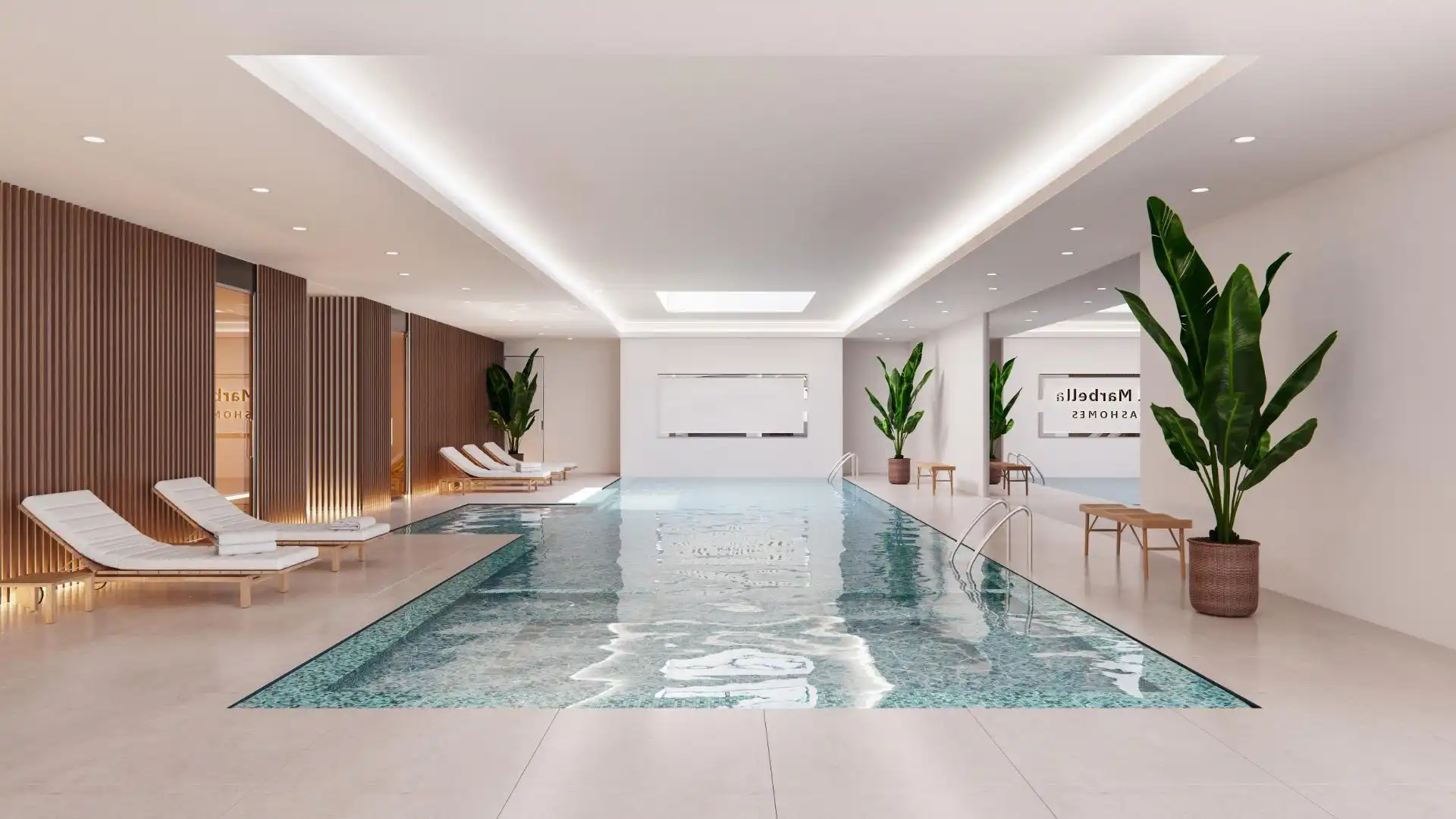 Piscina de Apartament en venda en Marbella amb Aire condicionat, Calefacció i Jardí privat