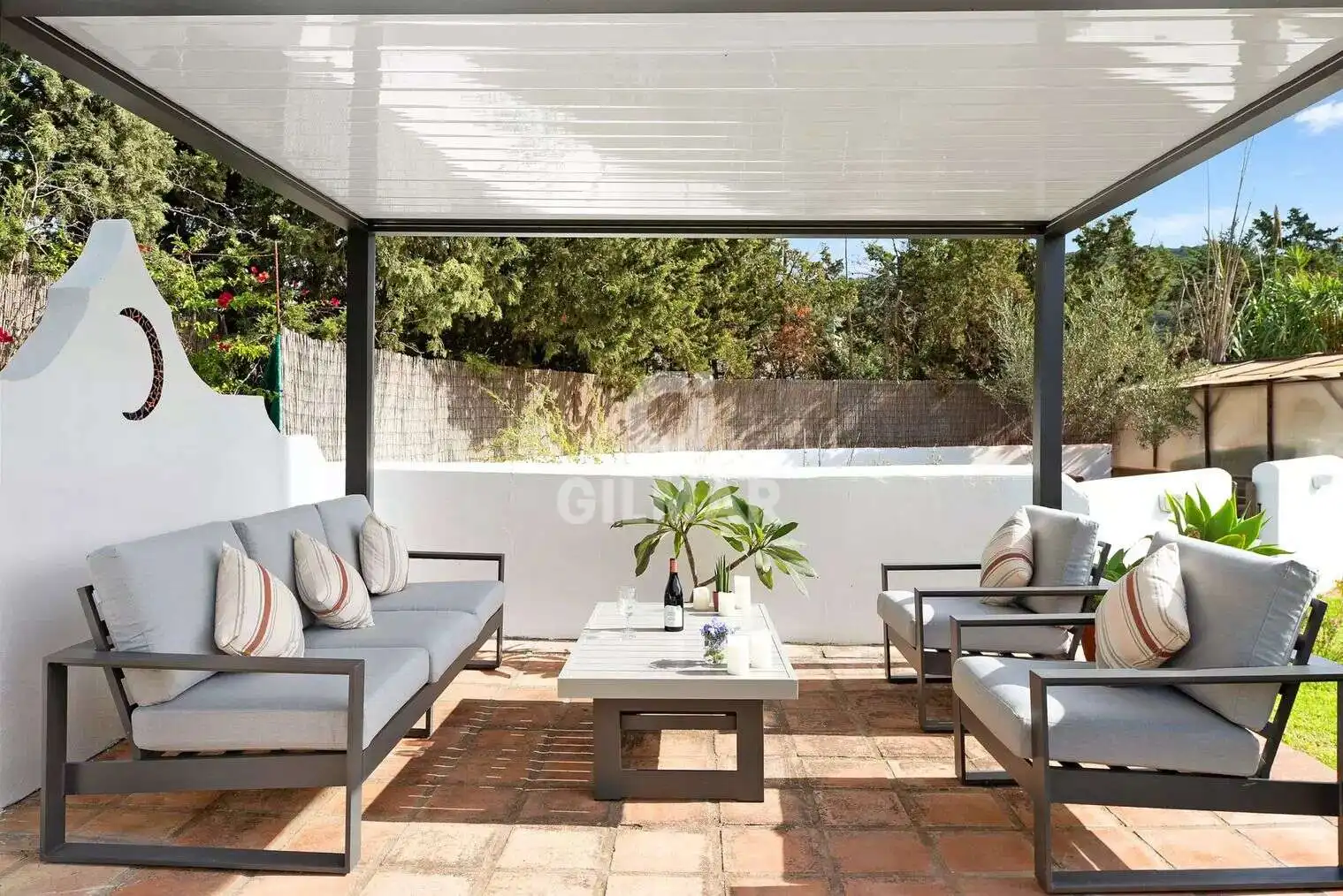 Terraza de Casa o chalet en venta en Vejer de la Frontera con Calefacción, Jardín privado y Piscina