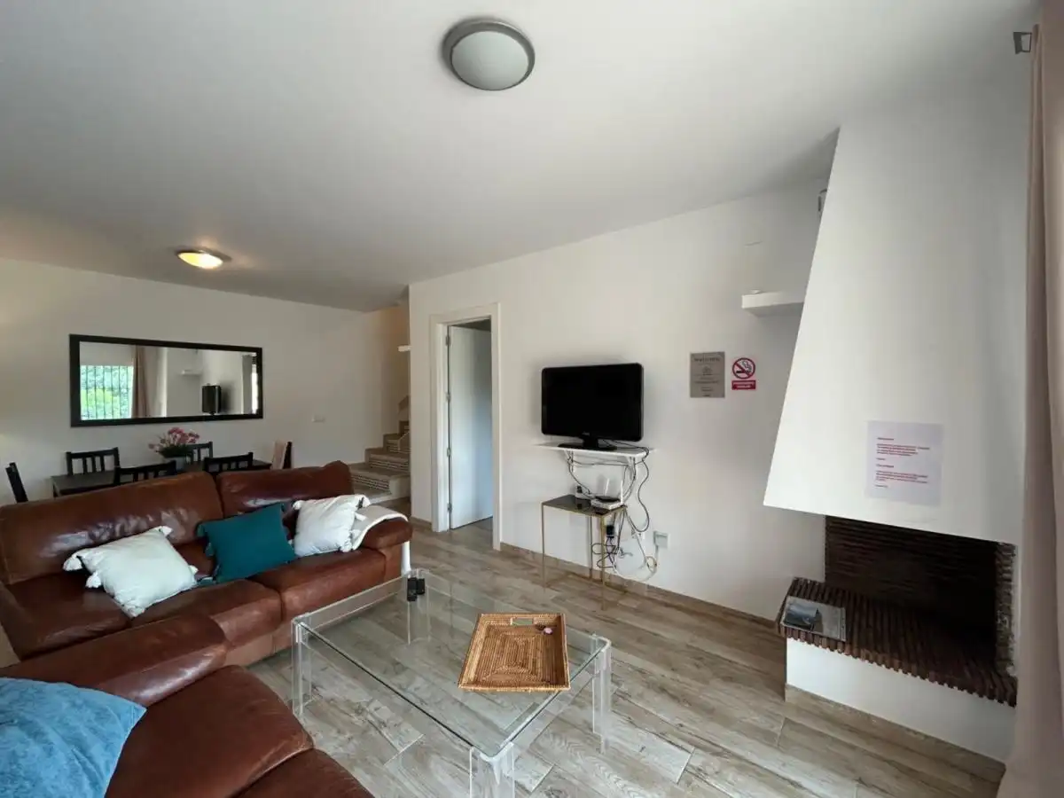 Sala d'estar de Casa o xalet de lloguer en Mijas amb Moblat, Forn i Es permeten mascotes