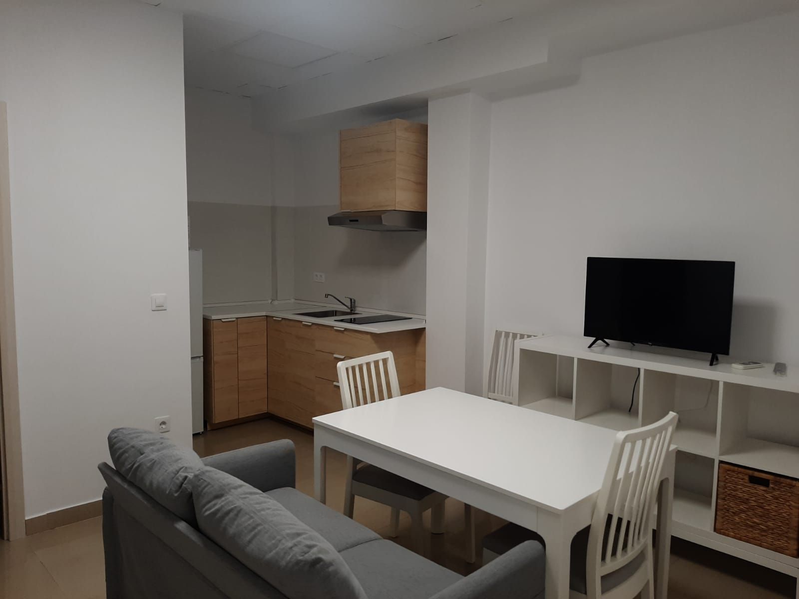 Kitchen of Apartment to rent in Villaverde del Río  with Air Conditioner and Furnished