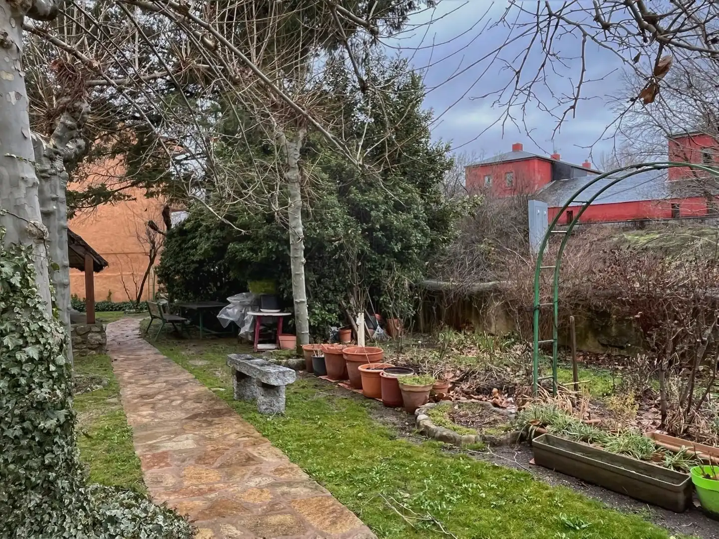 Garten von Dachboden zum Verkauf in Lozoya mit Heizung, Terrasse und Abstellraum