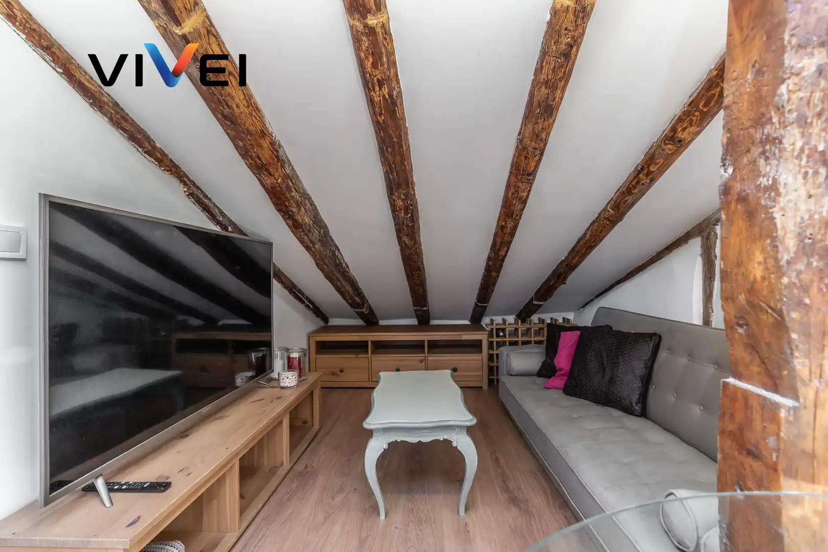Sala de estar de Ático en venta en Madrid con Calefacción y Terraza