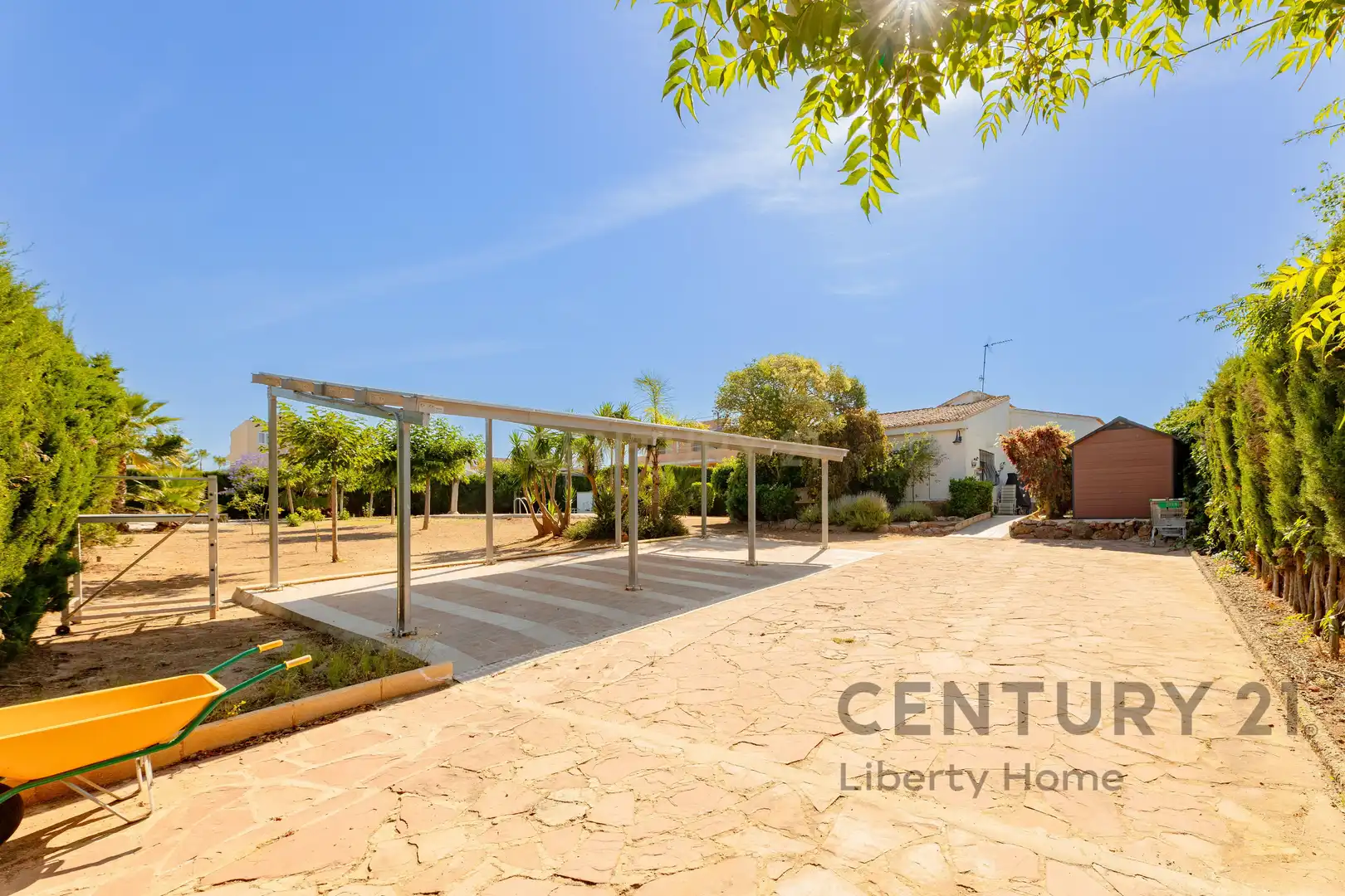 Vista exterior de Casa o xalet en venda en Náquera amb Aire condicionat, Jardí privat i Traster