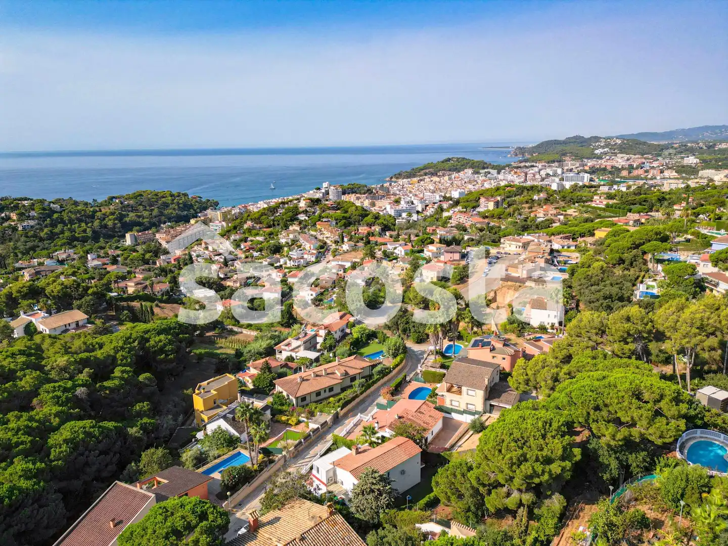 Außenansicht von Haus oder Chalet zum Verkauf in Lloret de Mar mit Klimaanlage, Heizung und Terrasse