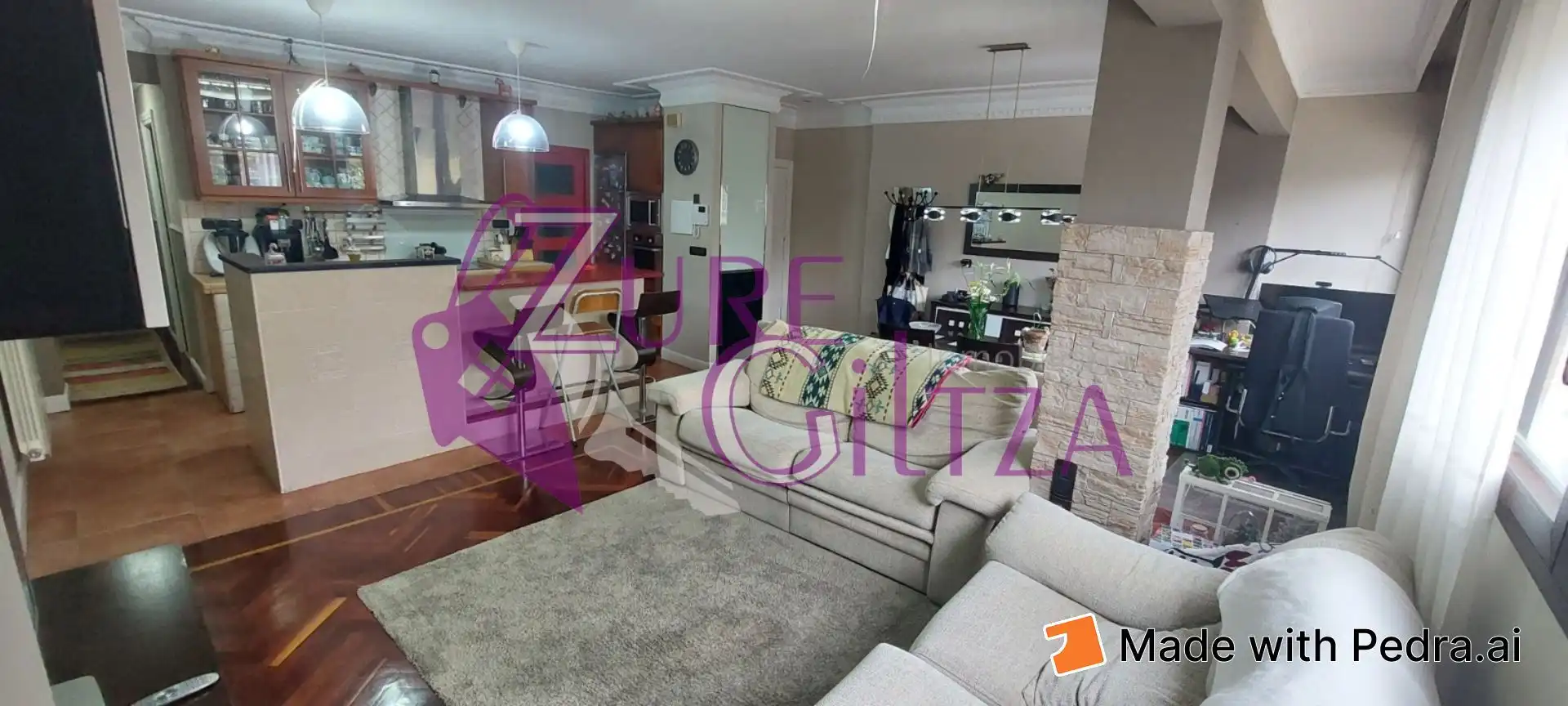 Sala de estar de Piso en venta en Durango con Calefacción, Trastero y Amueblado
