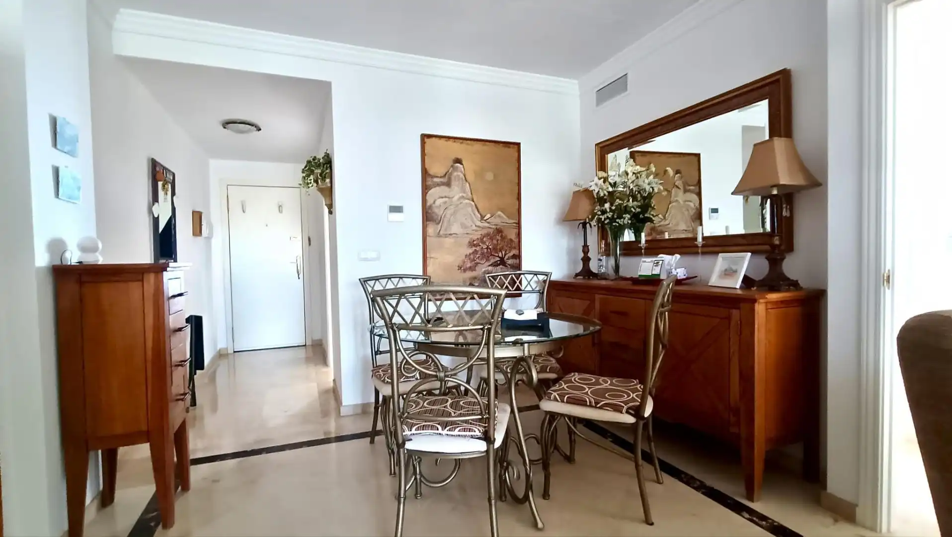 Dining room of Flat for sale in Manilva