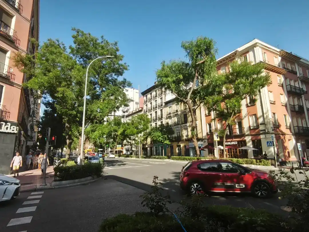Exterior view of Flat for sale in  Madrid Capital  with Air Conditioner