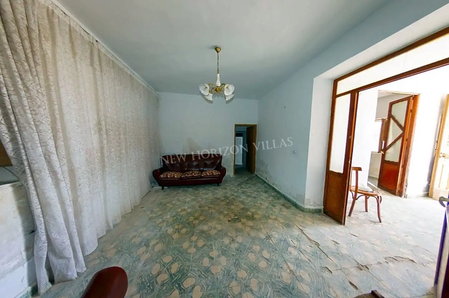 Sala de estar de Finca rústica en venta en Huércal-Overa con Jardín privado y Internet