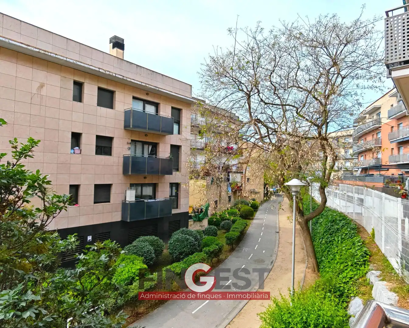 Vista exterior de Piso en venta en Blanes con Aire acondicionado y Jardín privado