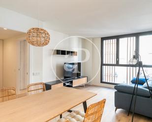 Living room of Flat to rent in  Barcelona Capital  with Air Conditioner, Heating and Furnished