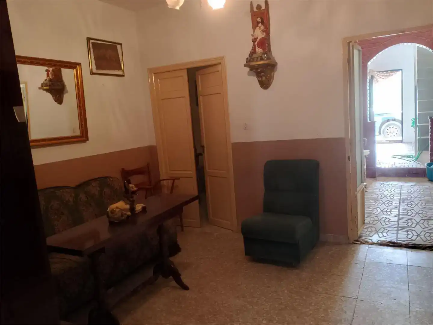 Sala d'estar de Pis en venda en Cuevas Bajas amb Moblat i Balcó