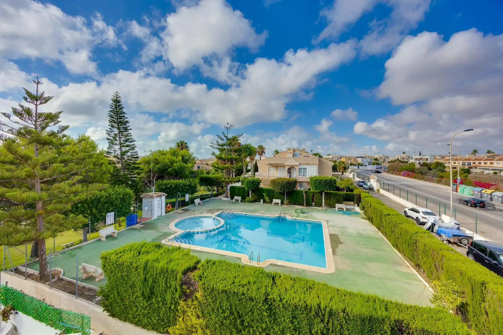 Swimming pool of Attic for sale in Nueva Torrevieja - Aguas Nuevas