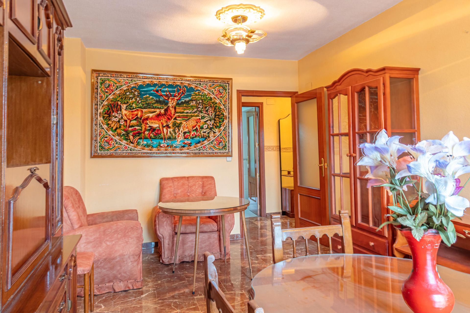 Comedor de Apartamento en venta en Linares con Terraza, Amueblado y Lavadora
