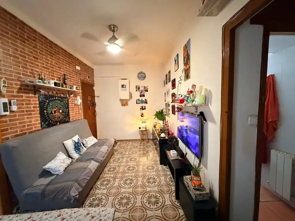 Sala de estar de Piso en venta en Badalona con Aire acondicionado y Calefacción