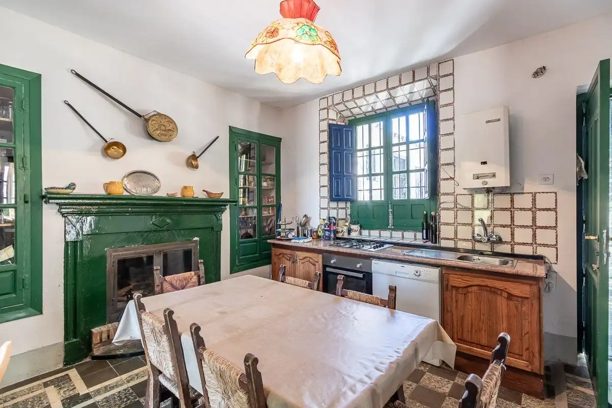Cocina de Finca rústica en venta en Moclín con Piscina