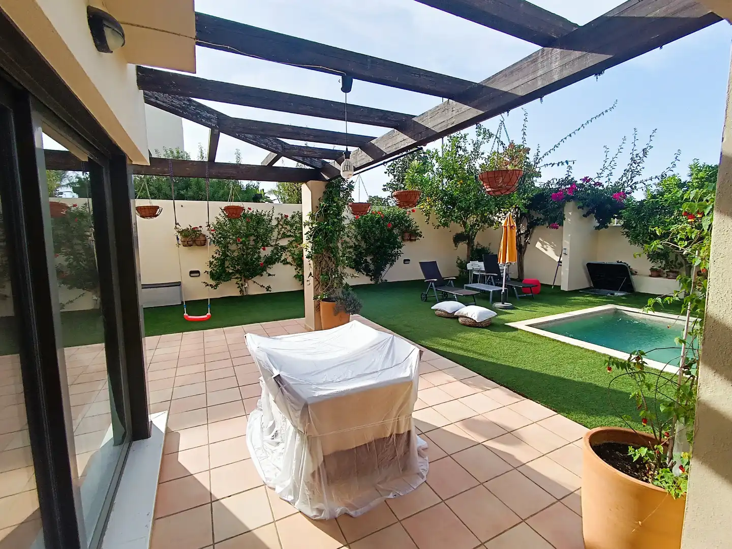 Terraza de Casa adosada en venta en Puerto Real con Aire acondicionado, Jardín privado y Parquet