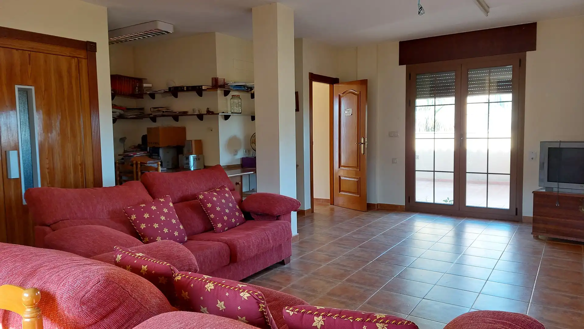 Sala d'estar de Casa o xalet en venda en Murcia amb Aire condicionat, Calefacció i Terrassa