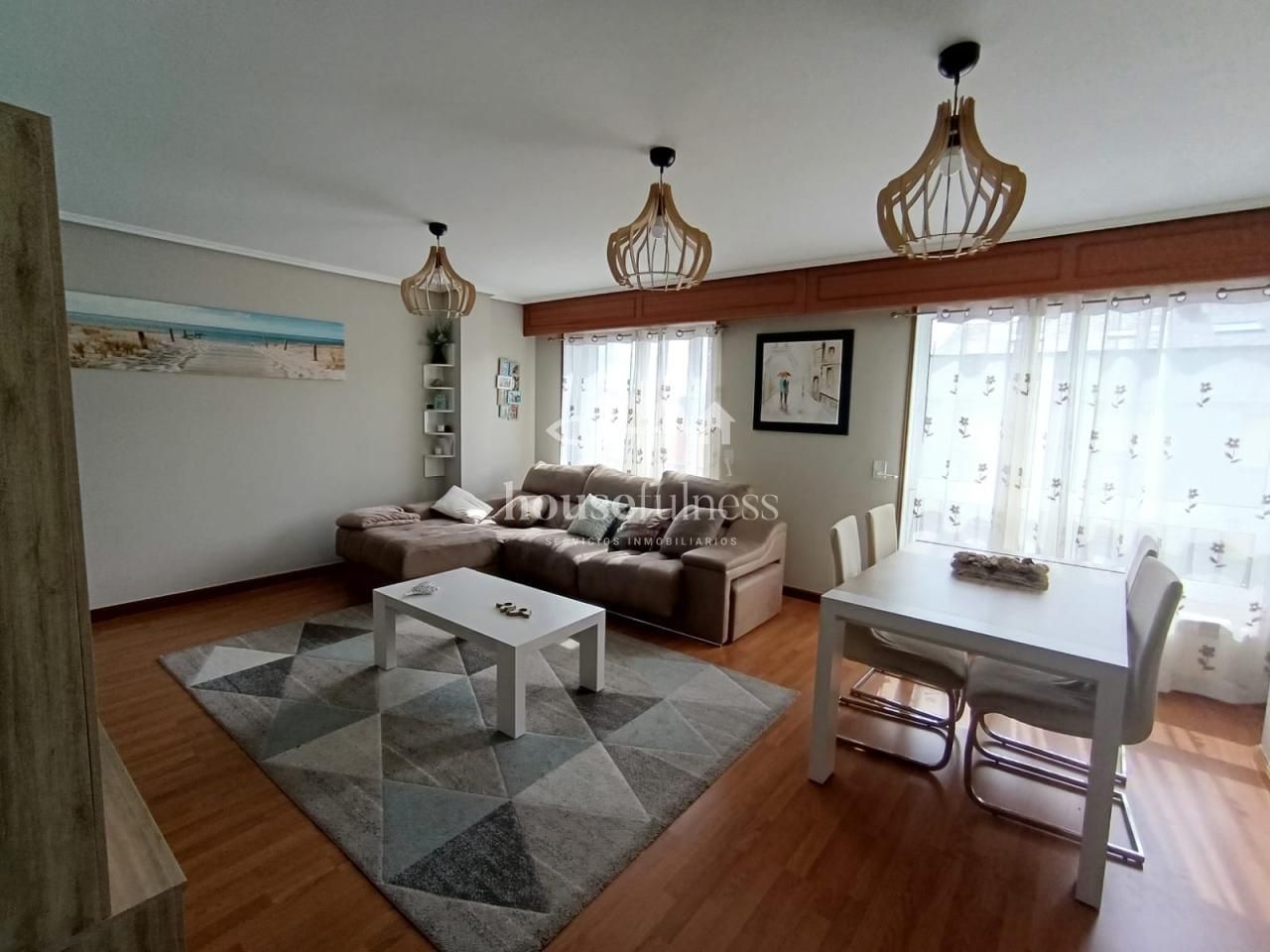 Living room of Duplex for sale in Ferrol  with Heating, Storage room and Furnished